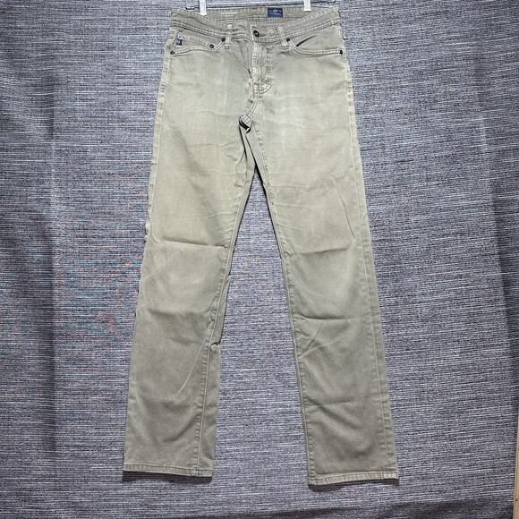 Adriano Goldschmied Pants Men's Size 30x32 Green The Graduate Tailored Leg - Picture 1 of 15